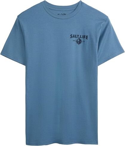 Salt Life Mens Heavy Seas Short Sleeve Classic Fit Shirt in Saudi Arabia