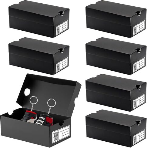 Arsmat 16 Pack Mini Sneaker Home Joxes ، 4.7 × 2.5 × 2 بوصة مربع أحذية صغيرة مع ملصقات قابلة للتحرير للحفلات ، الحلوى ذات الطابع الرياضي ، ملفات تعريف الارتباط ، الوجبات الخفيفة in Kuwait
