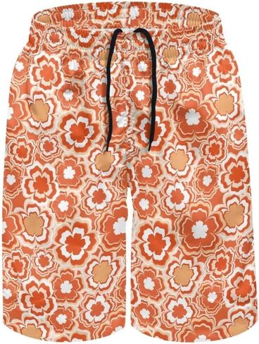 Hawapod Men's Shorts Casual with Side Pocket Drawstring Lightweight Quick Dry Plus Size Swim Trunks in Saudi Arabia