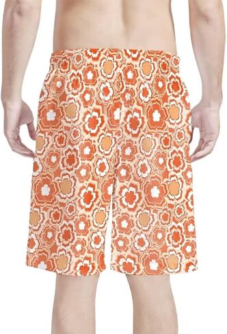 Hawapod Men's Shorts Casual with Side Pocket Drawstring Lightweight Quick Dry Plus Size Swim Trunks in Saudi Arabia