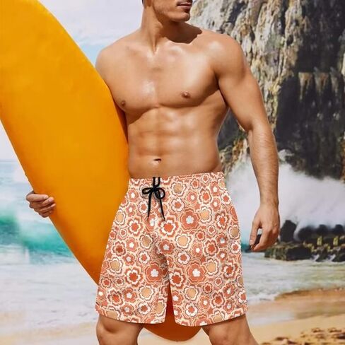 Hawapod Men's Shorts Casual with Side Pocket Drawstring Lightweight Quick Dry Plus Size Swim Trunks in Saudi Arabia