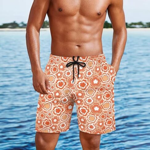 Hawapod Men's Shorts Casual with Side Pocket Drawstring Lightweight Quick Dry Plus Size Swim Trunks in Saudi Arabia
