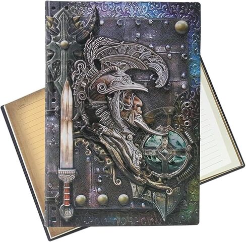 A5 Embossed Leather Journal Writing Notebook, Vintage Mysterious Queen Hardcover Leather Journal Writing Notebook Decorative-book Retro Hardcover Diary for Women Gift in Saudi Arabia