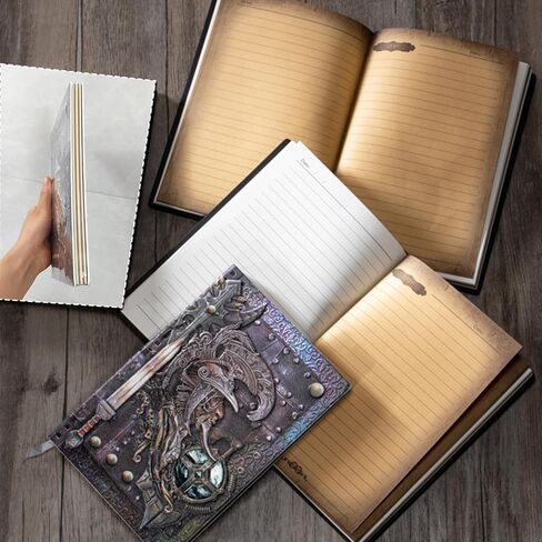 A5 Embossed Leather Journal Writing Notebook, Vintage Mysterious Queen Hardcover Leather Journal Writing Notebook Decorative-book Retro Hardcover Diary for Women Gift in Saudi Arabia