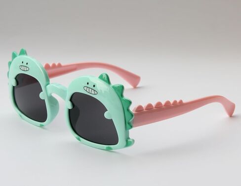 Dinosaur Toddler Sunglasses for Kids Aged 2-6, UV400 Protection Secure Fit for Outdoor Adventures,Drak Lenses Blue Yellow Red Black in Saudi Arabia