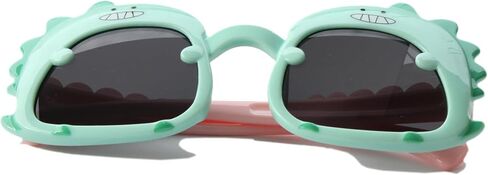 Dinosaur Toddler Sunglasses for Kids Aged 2-6, UV400 Protection Secure Fit for Outdoor Adventures,Drak Lenses Blue Yellow Red Black in Saudi Arabia