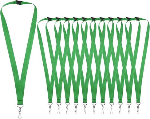 24-Pack Breakaway Lanyards, Polyester Neck Straps for ID Cards, Keys, Office, School & Events in Kuwait