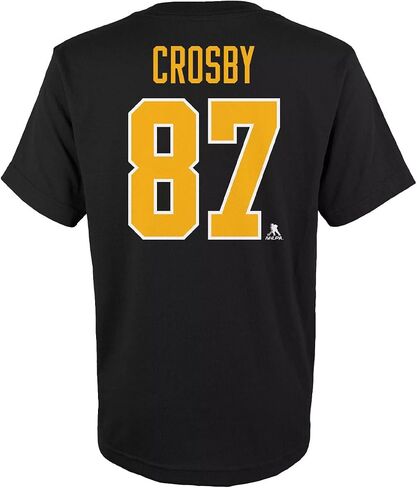 Outerstuff Sidney Crosby Pittsburgh Penguins #87 مقاس الشباب اسم اللاعب ورقمه تي شيرت in Saudi Arabia