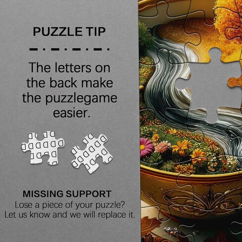 Autumn Puzzle 1000 Pieces Fall Kettle Landscape Puzzles for Adults 1000 Pieces Nature, Beautiful Autumn Scenic Art Jigsaw Puzzles, Pretty Plant Forest Aesthetic Puzzle in Saudi Arabia