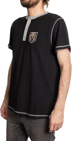 قميص Calhoun NHL Surf & Skate للرجال بأكمام قصيرة من Henley Waffle in Saudi Arabia