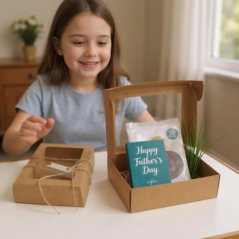 30 Pack Small Gift Boxes With Viewing Clear Windows Lid,7.87"x3.93"x0.78" Cajas De Regalo Gift Box For Present, Handmade Diy Packaging,Wedding,Birthday,Graduation, (white) in Saudi Arabia