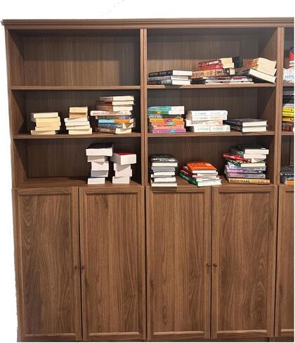 طقم صب التاج لـ Ikea Billy Bookshelf-Clip-on Modular Top Trip للأرفف العريضة أو الضيقة-تسهيل التثبيت غير المتواضع-يناسب وحدات Billy بدون باب-ترقية مخصصة لفائف الرف (أبيض) in Saudi Arabia