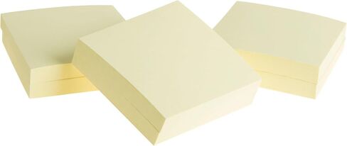 Staples Sticky Notes, 3 x 3 Inch, Recycled Notepads, Home, School, Office Supplies, 100-Sheets Per Pad, 18-Pads, Yellow in Saudi Arabia
