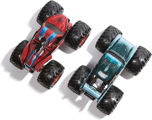 Monster Jam Smash & Bash 2-Pack Monster Trucks ، Megalodon & El Toro Loco ، 1:64 Die Cast Truck Railable Truck ، Kids Toys for Boy and Girls Age 3 and Up in Kuwait