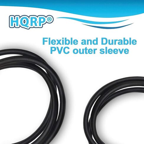 HQRP 2-Pack XLR to XLR Cable 3 Feet, 3-Pin XLR Male Straight to 3-Pin XLR Female Right Angle Cord for Speaker, PA System, PVC Jacket, Mic Cord, XLR Speaker Cable, XLR Microphone Cable, 3 Ft, Black in Saudi Arabia