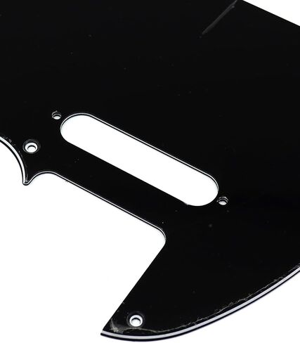 3 Ply Tele Pickguard 8 Hole tele Style Guitar Pick Guard with Pickup Mounting Screw Holes for USA/Mexican Fender Modern Style Standard Tele Telecaster Parts (Black) in Saudi Arabia