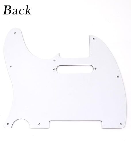 3 Ply Tele Pickguard 8 Hole tele Style Guitar Pick Guard with Pickup Mounting Screw Holes for USA/Mexican Fender Modern Style Standard Tele Telecaster Parts (Black) in Saudi Arabia