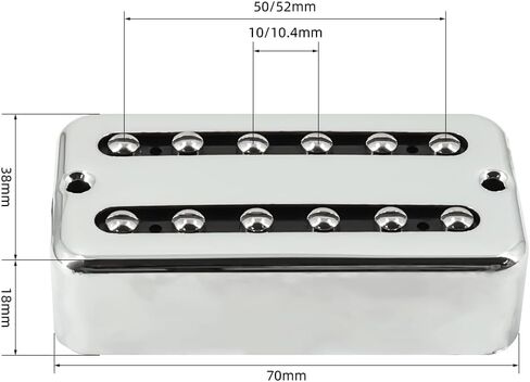 Double Coil Guitar Pickup Humbucker Pickup Set H Style Neck and Bridge Pickups Compatible with Les Paul LP Style Electric Guitar Replacement (Gold) in Saudi Arabia
