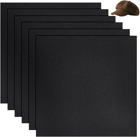 BENECREAT 6Pcs 11.8x11.8inch Plastic Brim Insert, Square Baseball Cap Visor Insert for DIY Repair Custom Brims, Craft Sewing in Saudi Arabia