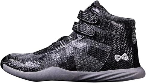 Nfinity Mid -Top Cheer Shoe - All -Surface Cheerleading - High Otkle - White A4.5 in Kuwait