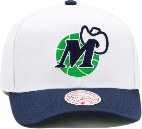 قبعة Mitchell & Ness Dallas Mavericks NBA Team 2 Tone 2.0 Pro Snapback - أبيض in Saudi Arabia