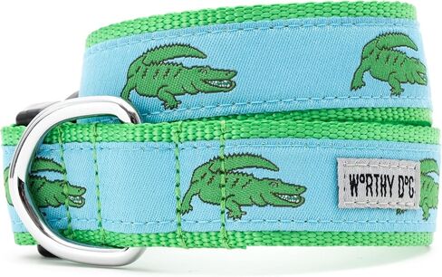 The Worthy Dog Football Field Dog Collar, Adjustable and Comfortable Nylon Pets Collar With Strong Quick Release Buckle Fits Large Dogs Green in Saudi Arabia