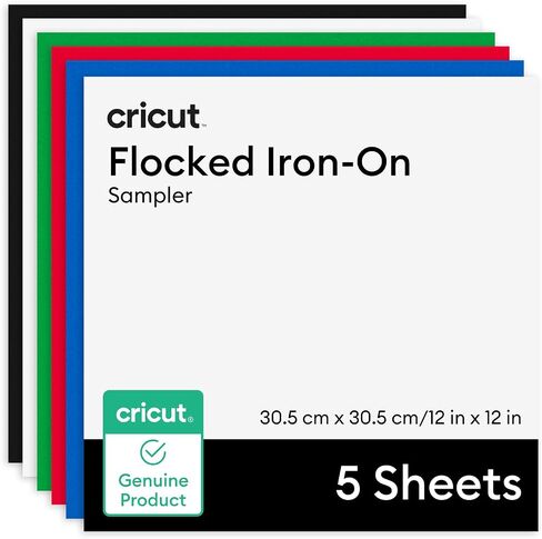 CRICUT 3 -D IRON -ON - SAMPLER BOLD 5FT ، 12 بوصة × 12 خطوة (5 عدد) - HTV نقل الحرارة فينيل in Kuwait