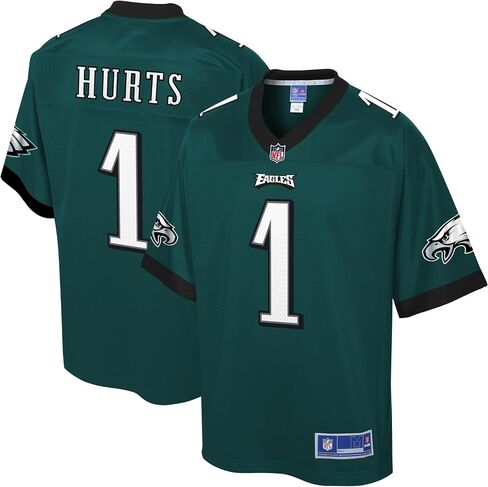 قميص NFL PRO LINE الرجالي Jalen Hurts Midnight Green Philadelphia Eagles Team Jersey in Saudi Arabia