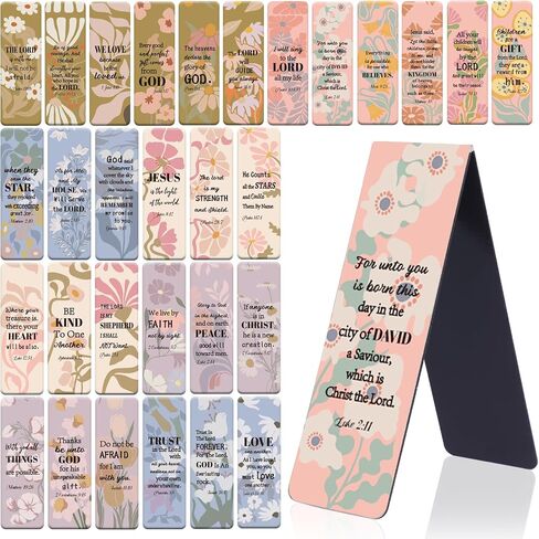 Magnetic Bookmarks for Women - Cute Blue Pink Bow Design, 30 Pcs Book Markers for Reading Lovers, Strong Magnetic Bookmark Clips for Office School Gift in Saudi Arabia