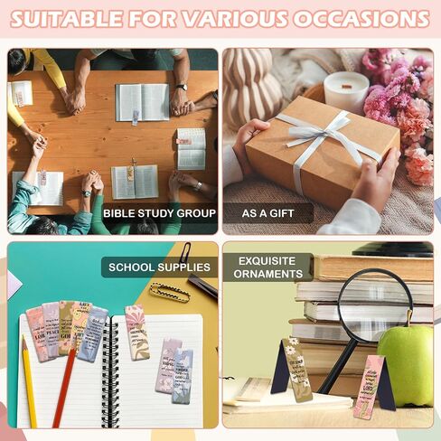 Magnetic Bookmarks for Women - Cute Blue Pink Bow Design, 30 Pcs Book Markers for Reading Lovers, Strong Magnetic Bookmark Clips for Office School Gift in Saudi Arabia