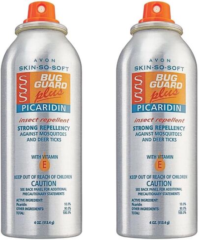 أفون سكين سو سوفت بوج جارد بالإضافة إلى بخاخ بيكاريدين إيروسول، 4 أونصة. Skin So Soft Bug Guard طارد الحشرات Picaridin 2 Pack in Saudi Arabia