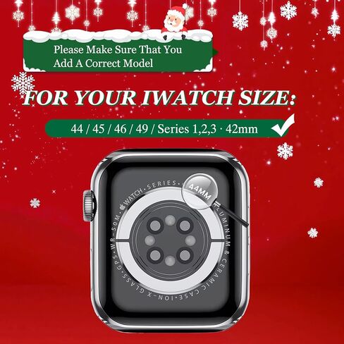 سوار ساعة Apple الفاخر للنساء - حزام معدني قابل للتعديل مع ديكور أنيق، متوافق مع iwatch مقاس 38 مم، 40 مم، 41 مم، 42 مم، 44 مم، 45 مم، 46 مم، 49 مم سلسلة ساعات Apple 10/9/8/7/6/5/4/3/2/1/SE in Kuwait