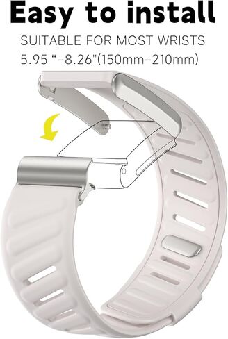 Silicone Watch Band Compatible with WH00P 4.0 and Whoop 3.0, Soft Waterproof Sport Watch Band for Men and Women in Kuwait