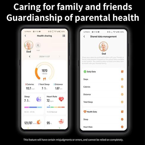Yihou Fall Detection Smart Watch for Seniors Fall Alert Watch with SOS Heart Rate Monitor Sleep Monitoring Pedometer for Android iOS Rosegold Silicone in Saudi Arabia