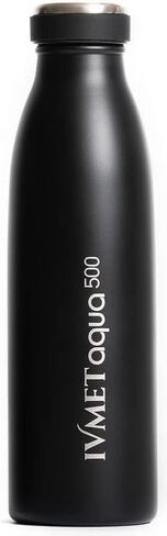 Aqua Stainless Steel Double Wall Vacuum Insulated Drinking Bottle Flask Hydro Metal reusable Canteen for Sport Fitness Outdoor (Turquoise, 17 oz/500 ml) in Saudi Arabia