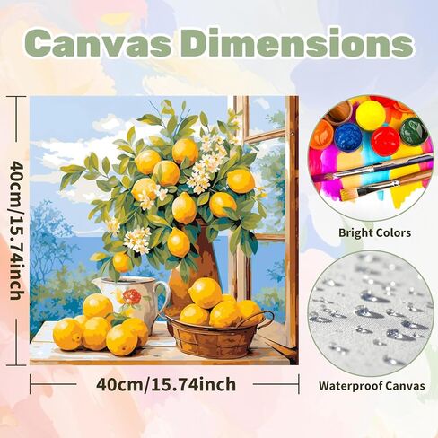 Ceiomez DIY Skull Paint by Numbers Kit للبالغين ، والطلاء الهيكلي بأرقام للبالغين ، والهالوين للبالغين من مجموعات الأرقام على القماش لزخارف المنزل ، in Kuwait