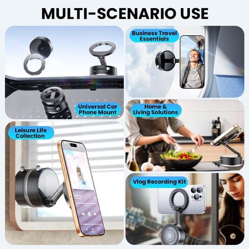 Dual Phone Stand for Desk Aluminum Phone Holder for Desk Muti-Functional Flat Dual Bracket Adjustable Tablets Stand Compatible with iPad Smartphone and Tablet, Office Accessories, Black in Kuwait