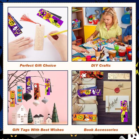 100 PCS Fall Wood Latclms Kit DIY Crafts Kit ، 50 مجموعة ملونة مرجعية فارغة مع شرابة لفن الفصل الدراسي يترك القرع للطلاب المعلمين المدارس مكافأة عيد الشكر in Saudi Arabia