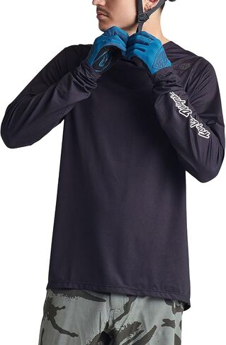 Troy Lee Designs Skyline Long-Sleeve Jersey - Men's, Scrubland Black, M in Saudi Arabia