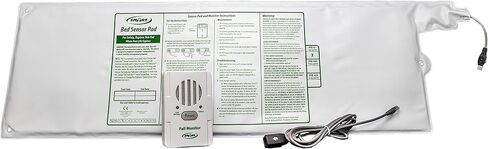 Smart Caregiver® Bed and Chair Exit Alarm System for Fall/Wandering Prevention – Know When They get up! Includes Monitor with 10in x 30in Bed Sensor Pad and 10in x 15in Chair Sensor Pad in Saudi Arabia