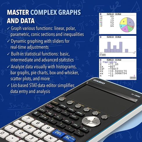 Casio fx-CG100 ClassWiz® Color Graphing Calculator with 3D Graph & Python | Large High-Res Display, Basic & Advanced Functions | Ideal for Exams, STEM, Programming & Advanced in Saudi Arabia