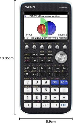 Casio fx-CG100 ClassWiz® Color Graphing Calculator with 3D Graph & Python | Large High-Res Display, Basic & Advanced Functions | Ideal for Exams, STEM, Programming & Advanced in Saudi Arabia