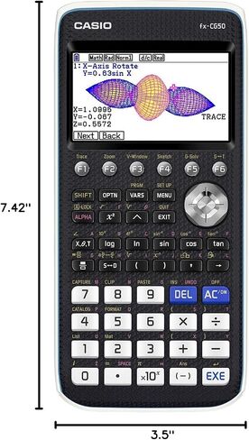 Casio fx-CG100 ClassWiz® Color Graphing Calculator with 3D Graph & Python | Large High-Res Display, Basic & Advanced Functions | Ideal for Exams, STEM, Programming & Advanced in Saudi Arabia