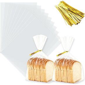 Zhewtoen 100 PCS 4 × 6 بوصة أكياس السيلوفان واضحة مع علاقات ملونة ملونة ، والبلاستيك الصافي ، والتشيلو ، وأكياس الحلوى لملفات تعريف الارتباط ، والفشار ، ولف هدايا صغيرة ، ومصالح الحفلات ، وتغليف المخبز in Kuwait