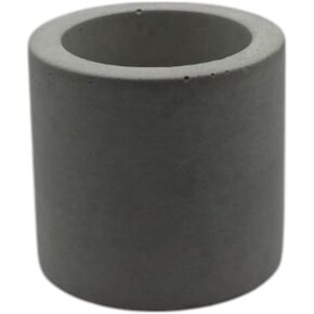 PRO&Family Concrete Desk Organizer Pencil Holder Pen Holder Office Decor Flower Pot Waiting Room Table Decor Coffee Table Decor Pencil Holder For Desk Home Office Decor (Gray, Big) in Kuwait