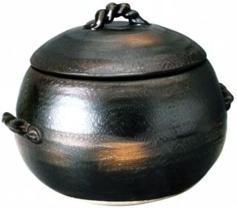 Yorozufuru-sho rice pot - 3 people cook Iga wind M4806 in Saudi Arabia