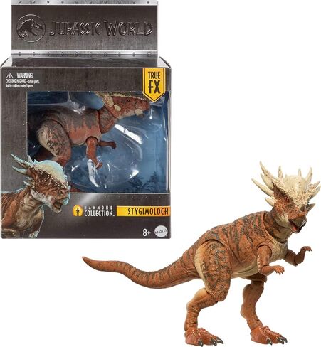 Mattel Jurassic World Hammond Collection Dinosaur Action Figure Toy, Atrociraptor Tiger, Premium Movie Design Glass Eyes & 13 Points Articulation in Saudi Arabia