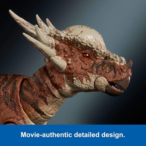 Mattel Jurassic World Hammond Collection Dinosaur Action Figure Toy, Atrociraptor Tiger, Premium Movie Design Glass Eyes & 13 Points Articulation in Saudi Arabia