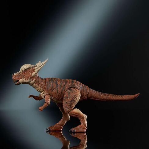 Mattel Jurassic World Hammond Collection Dinosaur Action Figure Toy, Atrociraptor Tiger, Premium Movie Design Glass Eyes & 13 Points Articulation in Saudi Arabia
