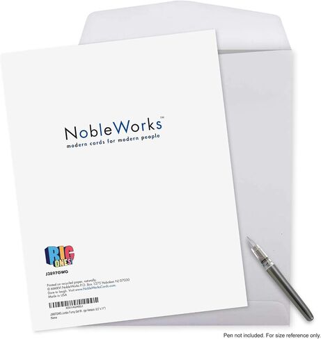 NobleWorks - Jumbo Get Get Well Geting Card (8.5 × 11 بوصة) - شعور جميل أفضل قريبًا ، مجموعة Notecard (وليس ثلاثية الأبعاد أو مرفوعة) - رسائل مضخمة من الولايات المتحدة J5651FGWG -US in Kuwait